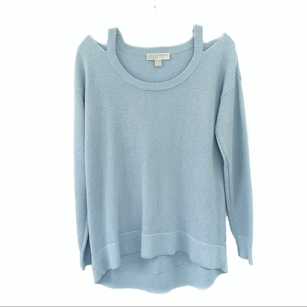 Michael Kors long sleeve shimmer blouse
